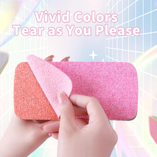 Peelable Layer 12-Ply Reusable Microfiber Cleaning Sponges – Highly Absorbent Multi-Use Dish Towels & Kitchen Scrub Rags
