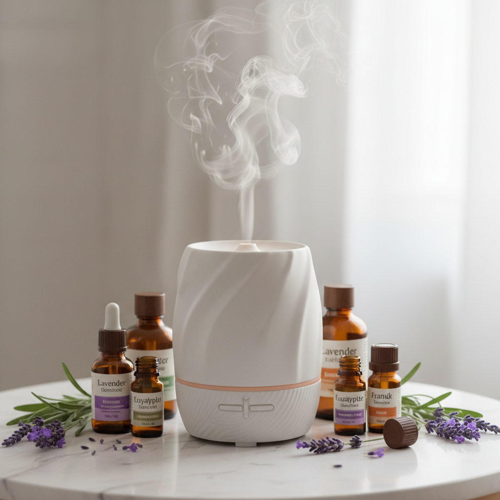 Aromatherapy diffuser detail shot
