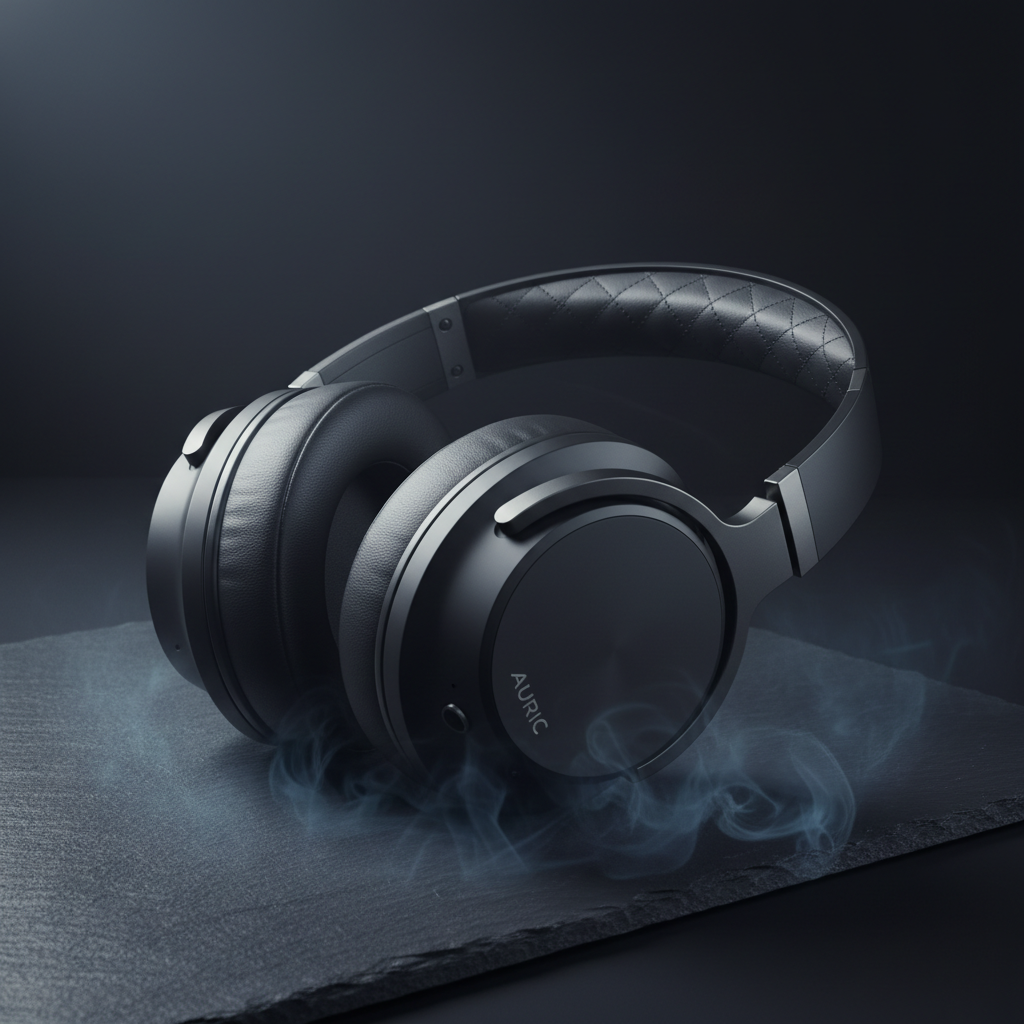 Headphones detail shot