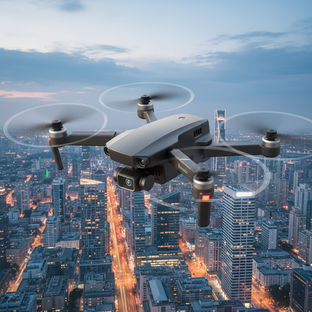 Mini foldable drone with camera